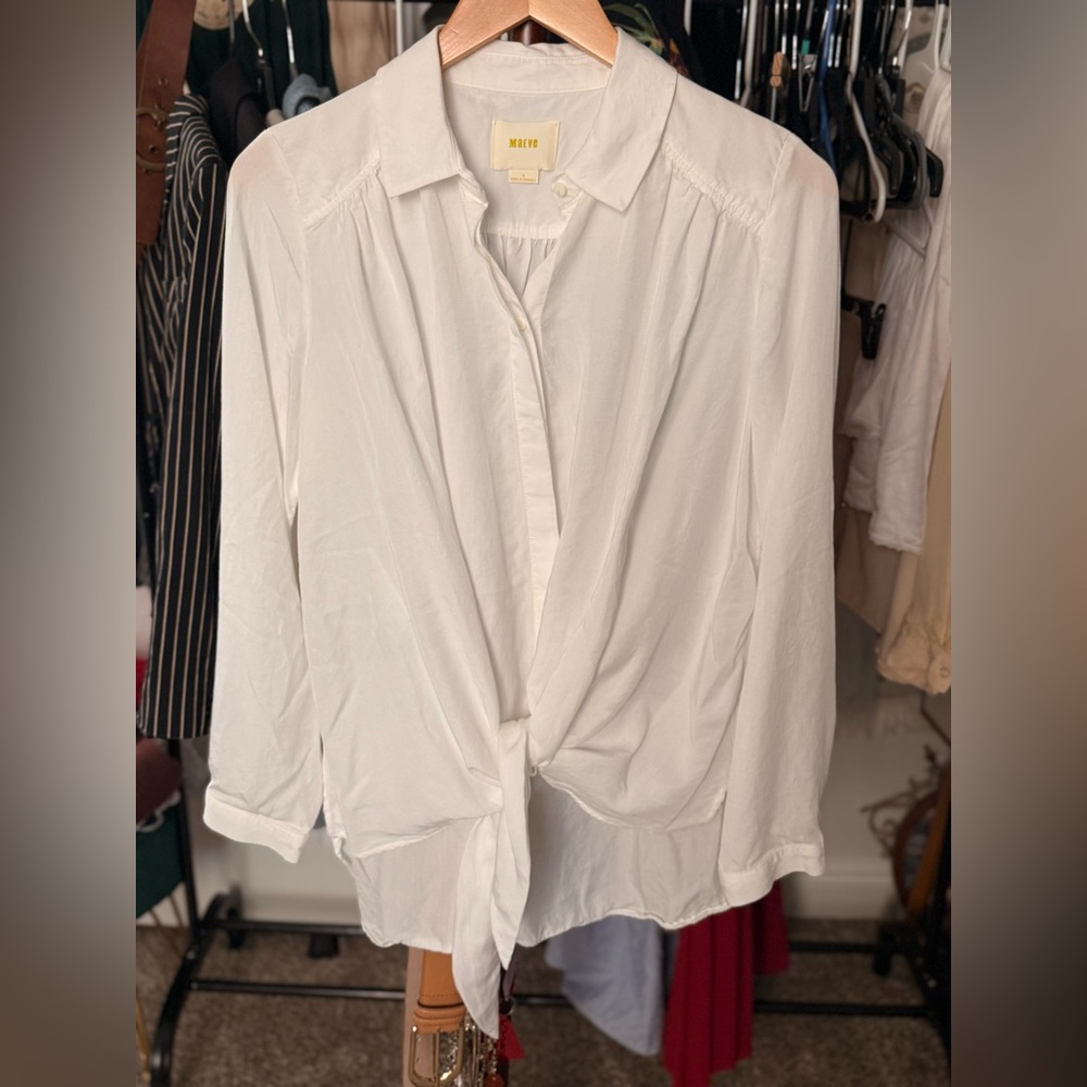 Ivory Button-Down Shirt